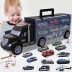 Buy now Toddler Toys for 3-4 Year Old Boys,Large Transport Cars Carrier Set Truck Toys with 12 Die cast Vehicles Truck Toys Cars,Ideal Christmas Easter Gifts Toys for Kids Age 3-7 at indiglob india