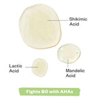 Kosas Chemistry AHA Serum Deodorant Roll-On for Sensitive Skin, Serene | AHA serum deodorant to help reduce odor while brightening, smoothing and reducing the look of ingrown hairs.