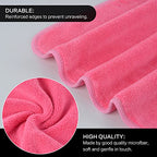 Buy now SINLAND Microfiber Facial Cloths Fast Drying Washcloth 12inch x 12inch Dark Pink 10 pack at indiglob india