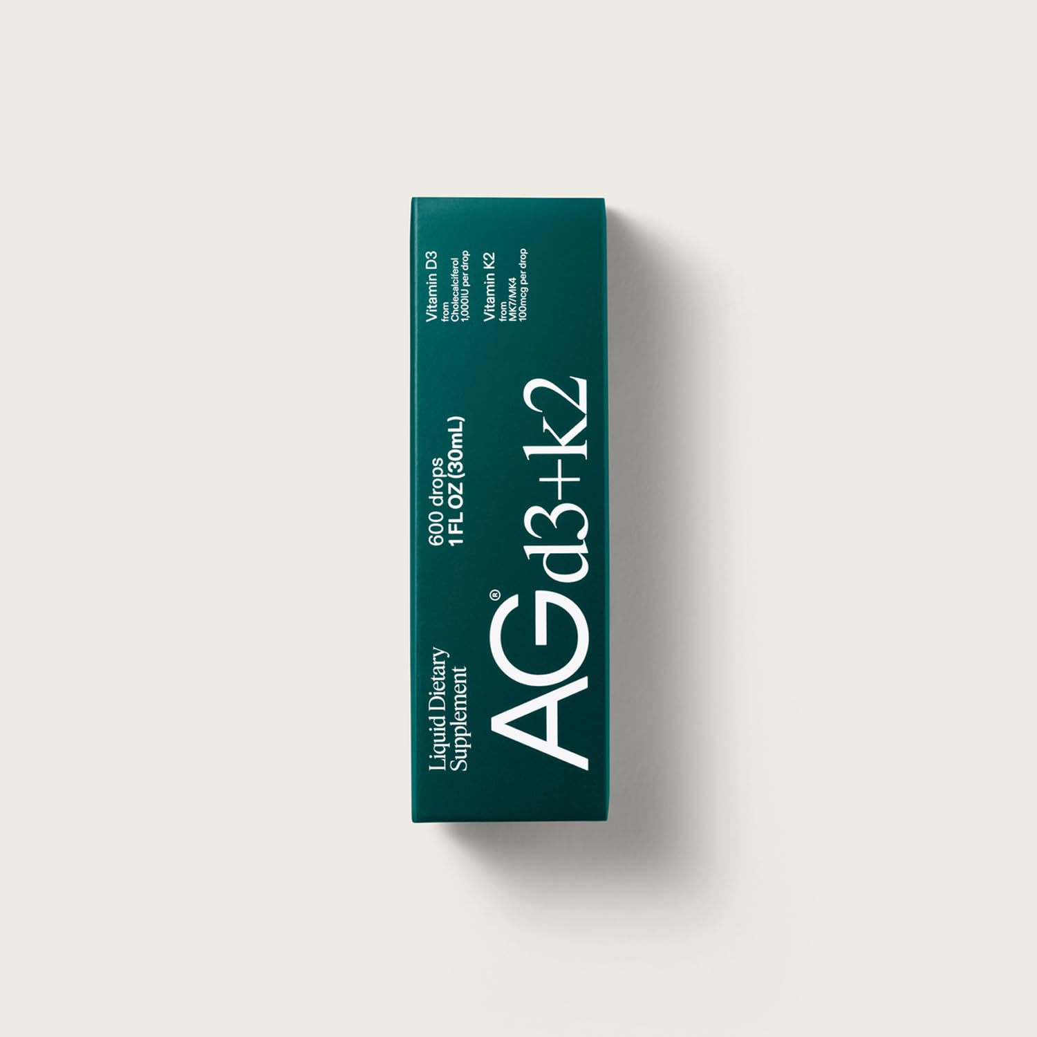 AG1 Vitamin D3 + K2 Liquid Drops | Vitamin D & K Blend | Daily Bone Support | Supports Immune, Heart, and Bone Health With Highly Bioavailable Nutrients in an Easy-to-Use, Vegan Formula
