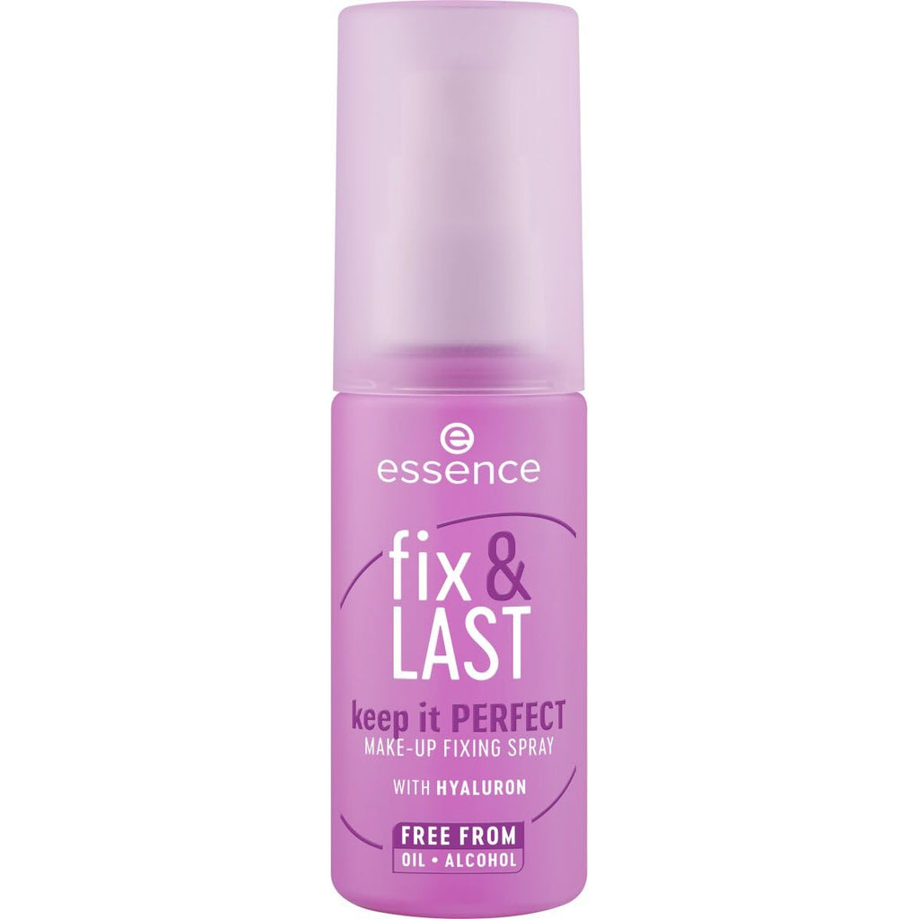 essence Fix & Last 18H Long-Lasting Makeup Fixing Spray, Waterproof | Keeps Makeup Flawless 18 Hours, Lightweight Non-Sticky Mist, Smudge Proof, Vegan & Cruelty Free, Paraben-Free, Fragrance-Free