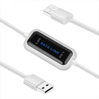 Buy now Unifire High Speed USB Pc to Pc Online Share Sync Link Net Direct Data File Transfer Bridge LED Cable Easy Copy Between 2 Computer at indiglob india