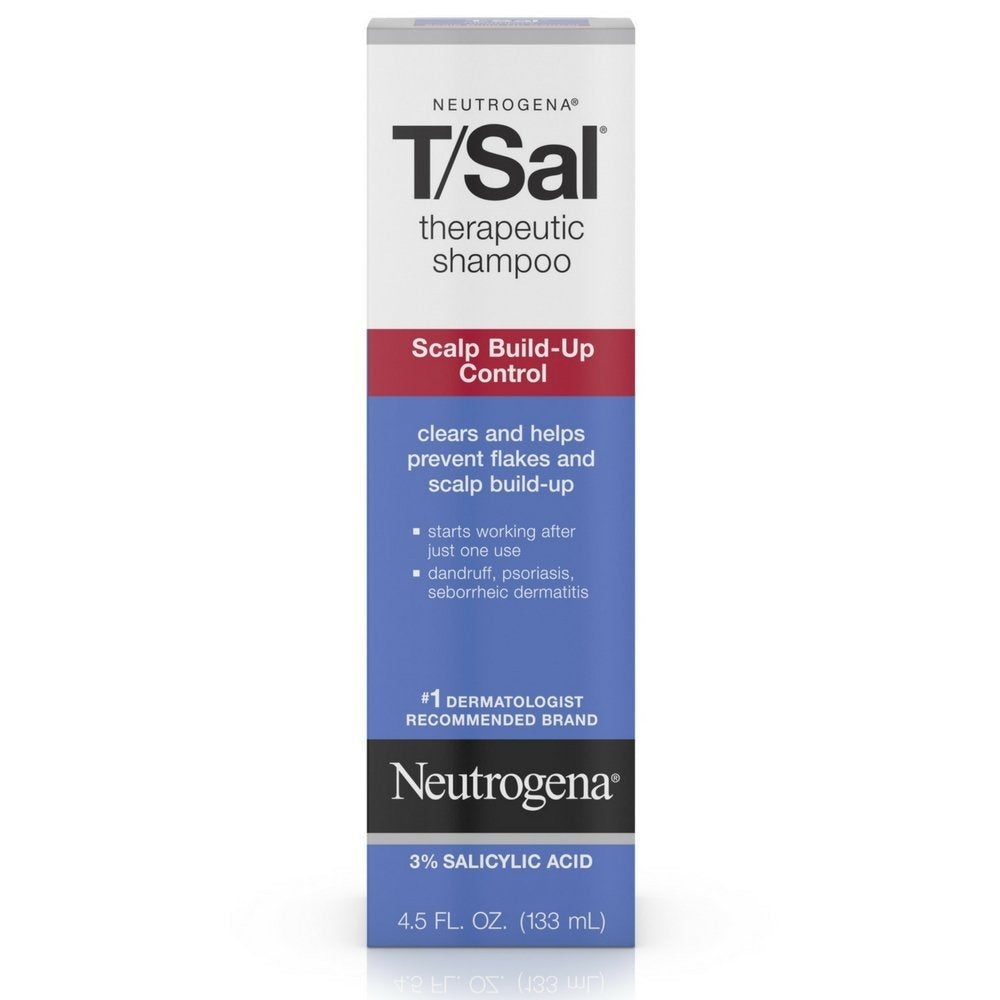 Buy now Neutrogena T/Sal Therapeutic Shampoo, Scalp Build-Up Control 4.5 oz, 130 fl oz 4.5 Fl Oz (Pack of 5) at indiglob india