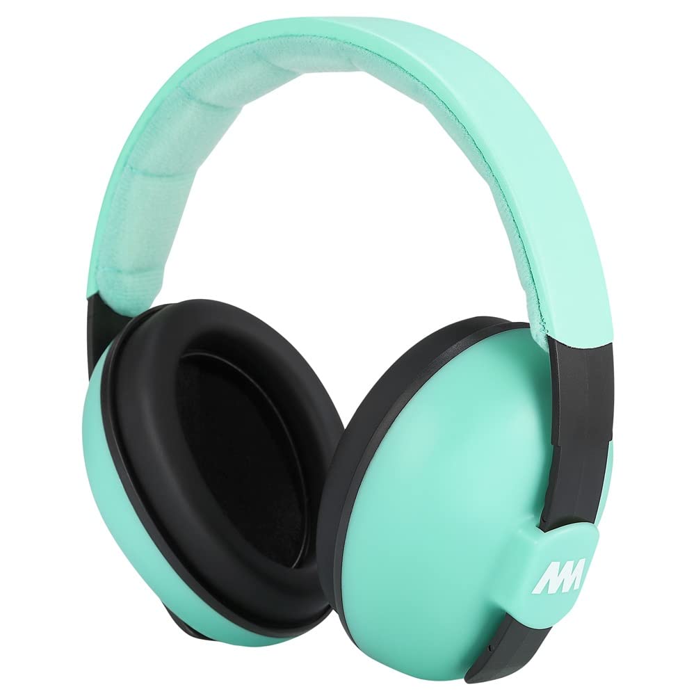 Buy now Mumba Baby Ear Protection Noise Cancelling Headphones - Earmuffs for Babies and Toddlers - Ages 3-24+ Months Aqua at indiglob india