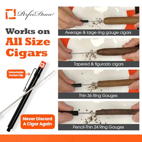Buy now Perfec - PerfecDraw Patented Cigar Draw Enhancer Tool and Nubber, 5 inches at indiglob india