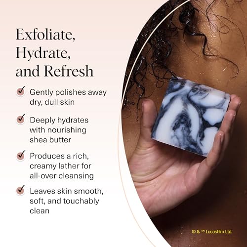Buy now Kitsch Shea Butter Exfoliating Body Wash x Star Wars Stormtrooper Design â€“ Moisturizing Bar Soap & Gentle Soap Bar â€“ Hydrates, Softens & Soothes Skin â€“ Paraben, Silicone & Sulfate-Free - 4 oz at indiglob india
