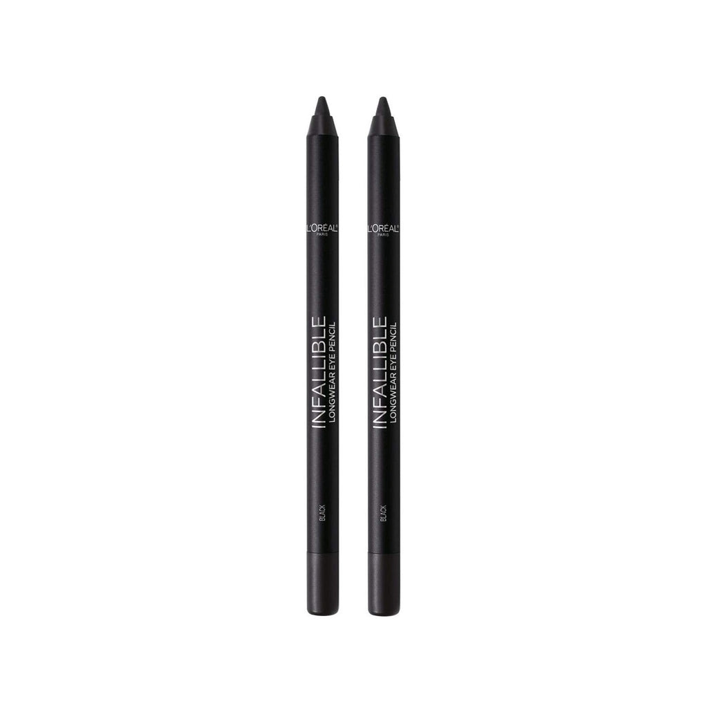 Buy now L'Oreal Paris Makeup Infallible Pro-Last Pencil Eyeliner, Waterproof and Smudge-Resistant, Glides on Easily to Create any Look, Black, 0.042 oz., 1 Count at indiglob india