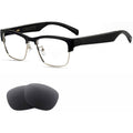 Buy now Smart Glasses Bluetooth-Audio Glasses for Men Women with Alexa, Built-in Mic, Blue Light Filter&Polarized Lenses for All Smart Devices Voice Assistant Default at indiglob india