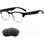 Buy now Smart Glasses Bluetooth-Audio Glasses for Men Women with Alexa, Built-in Mic, Blue Light Filter&Polarized Lenses for All Smart Devices Voice Assistant Default at indiglob india