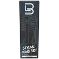 L3 Styling Comb Set Professional Salon Look Lightweight and Ergonomic (2pc)
