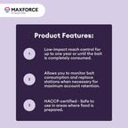 Maxforce FC Select Roach Gel Bait 4 x 30 gram reservoirs | Convenient Cockroach Bait Gel Syringe | Indoor Crack and Crevice Control