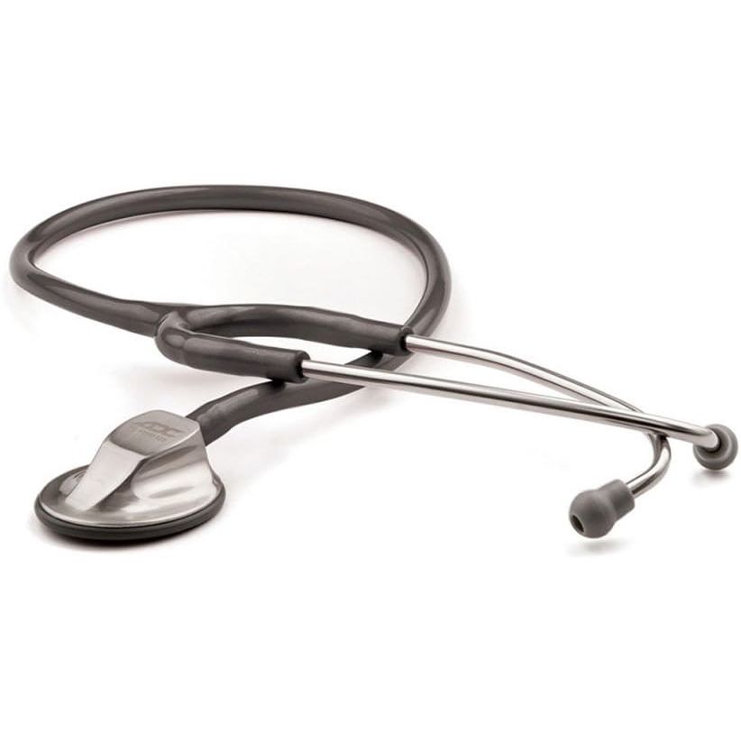 Buy now ADC Adscope 615 Platinum Sculpted Clinician Stethoscope with Tunable AFD Technology, Tactical Adult Metallic Gray at indiglob india