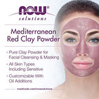 Buy now NOW Solutions, Mediterranean Red Clay Powder, Pure Powder for Sensitive Skin Facial Mask, 6-Ounce at indiglob india