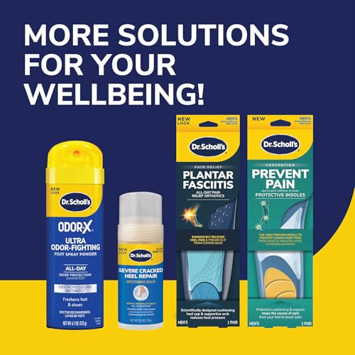 Buy now Dr. Scholl'sÂ® Stay Odor-Free & Dry Comfort Insoles with Odor-XÂ®, Unisex Inserts, 1 Pair, Full Length Trim to Fit Men's Shoe Sizes (7-13) and Women's Shoe Sizes (5-10) at indiglob india