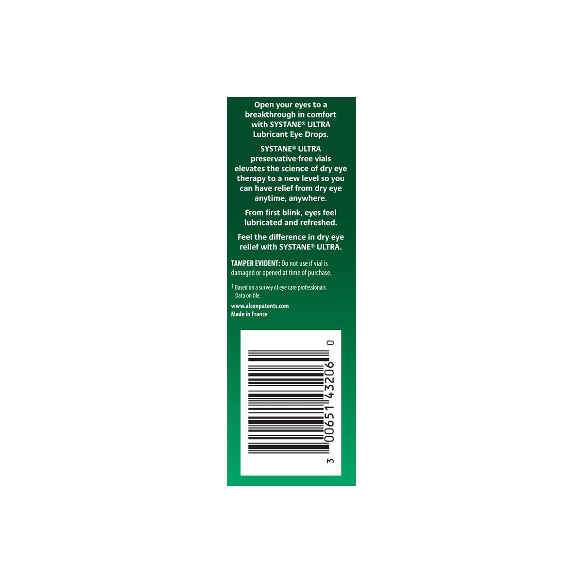Systane Ultra Lubricant Eye Drops, 25 Count