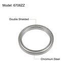 Buy now uxcell 6708ZZ Deep Groove Ball Bearings 40mm x 50mm x 6mm Double Shielded Chrome Steel Z2 ABEC1 at indiglob india