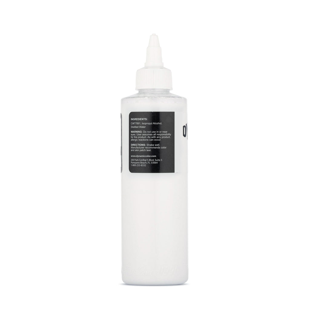 Dynamic Color White Tattoo Ink, Made in USA Since 1990, 8 oz