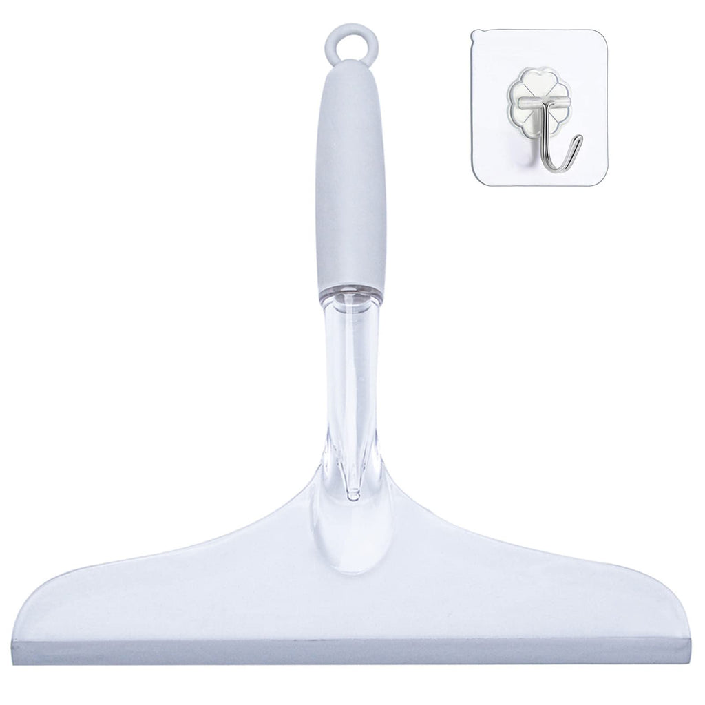 Shower Squeegee for Bathroom Glass Doors, 10'' Window Cleaner Tool