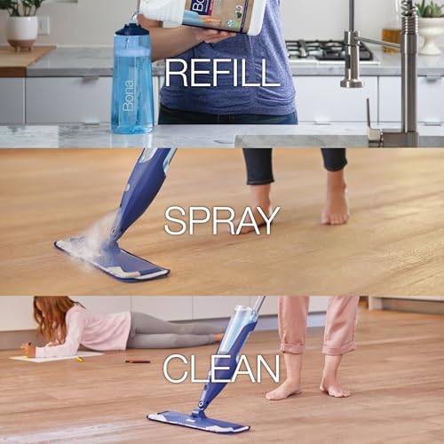 Buy now Bona Hardwood Floor Cleaner Refill - 64 fl oz - Unscented - Refill for Bona Spray Mops and Spray Bottles - Residue-Free Floor Cleaning Solution for Hardwood Floors at indiglob india