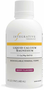 Integrative Therapeutics Liquid Calcium Magnesium, Berry, 16oz