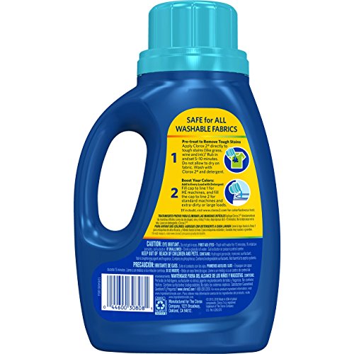 Buy now Clorox 2 Laundry Stain Remover and Color Booster, Clean Linen, 33 Ounce Bottle (Packaging May Vary) at indiglob india
