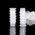 Tattoo Ink Cups 300PCS 14mm Medium Tattoo Pigment Cups Disposable Plastic Tattoo Ink Caps Cups for Tattoo Ink Tattoo Kits Supplies