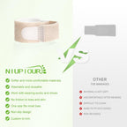 Niupiour Hammer Toe Corrector Buddy Wraps for Broken Toe and Bunion, 8 Pack