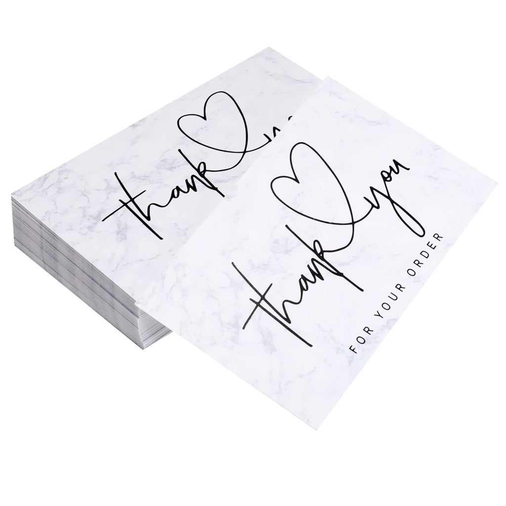 50pcs Thank You Cards Thank You Card Small Business Thank You Notes Bulk Small Mini Business Cards Blank Appreciation Cards Pack of Thank You Note Cards for Wedding Bridal Shower Graduation