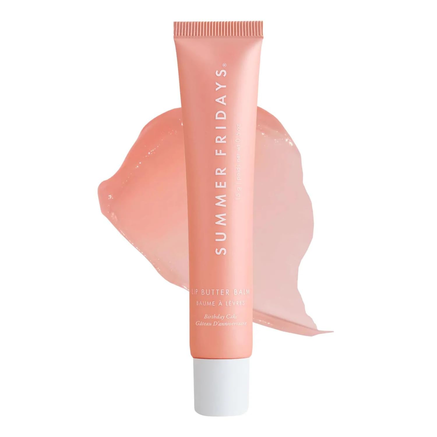 Buy now Summer Fridays Lip Butter Balm - Conditioning Lip Mask and Lip Balm for Instant Moisture, Shine and Hydration - Sheer-Tinted, Soothing Lip Care - Vanilla (.5 Oz) Birthday Cake at indiglob india