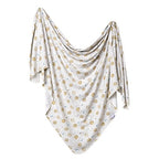 Buy now Copper Pearl Large Premium Knit Baby Swaddle Receiving Blanket Chip at indiglob india