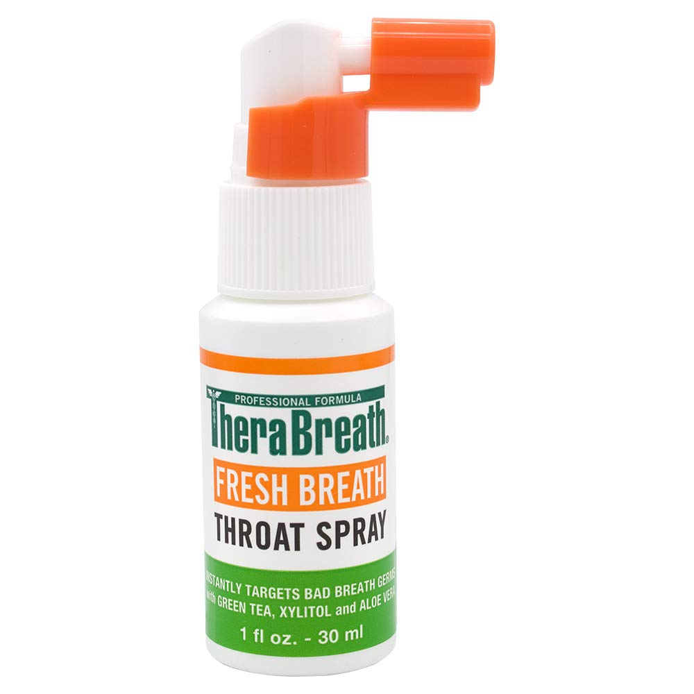 Buy now TheraBreath Fresh Breath Professional Formula Throat Spray with Green Tea, 1 Ounce at indiglob india