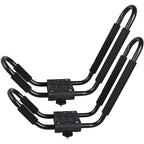 Buy now TMS Kayak Roof Racks for 2 Kayaks - Dual Universal Fit Carriers Include Two Sets of Straps for Cars, Trucks and SUVs - Easy to Mount J-Bar Style Carriers for Kayaks Canoes Paddleboards and Surfboards at indiglob india