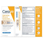 Buy now CeraVe Hydrating Mineral Sunscreen SPF 30 with Sheer Tint, Tinted Mineral Sunscreen with Zinc Oxide & Titanium Dioxide, Blends Seamlessly For Healthy Glow, Deep, 1.7 Oz at indiglob india