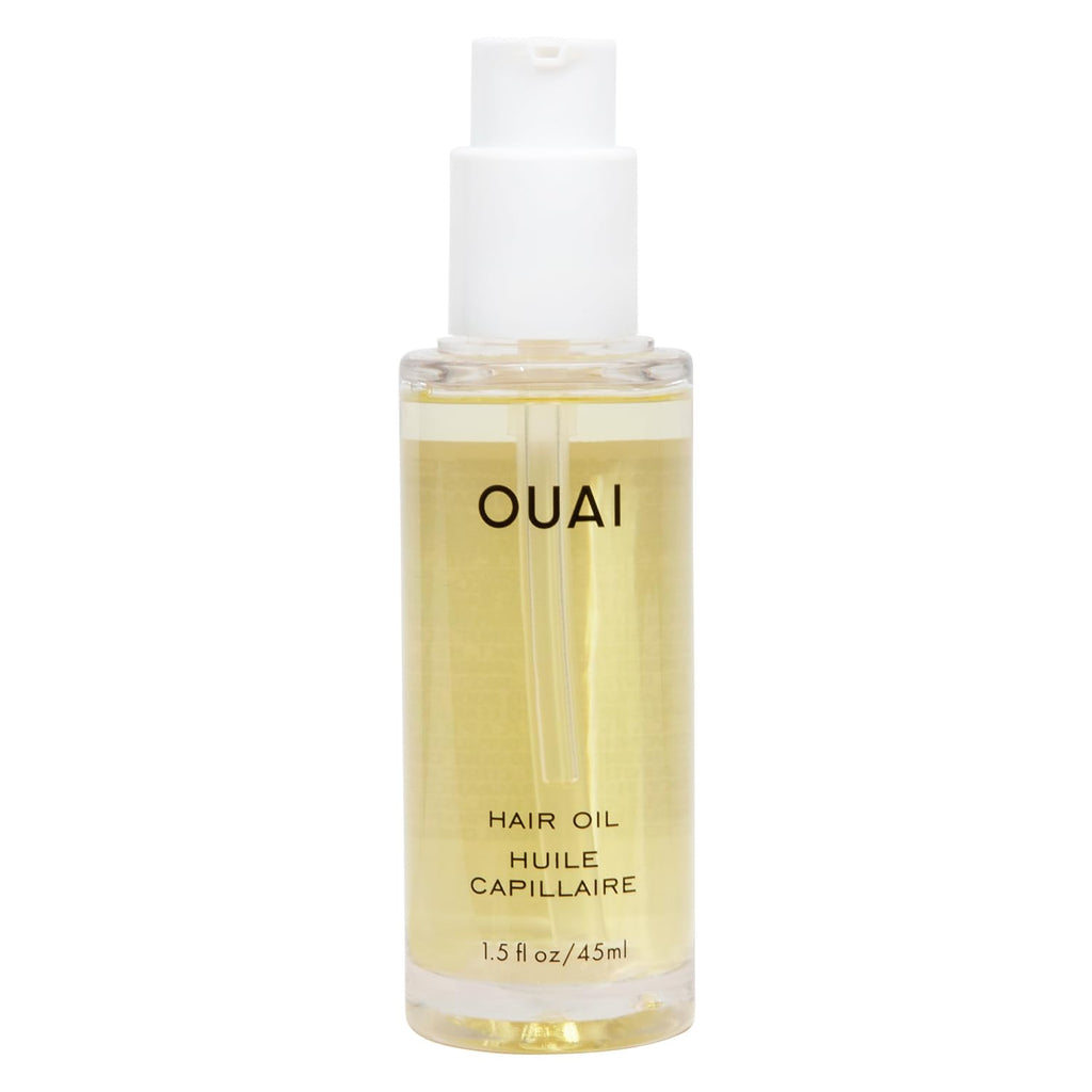 OUAI Hair Oil Travel Size - Helps Reduce Frizz (0.45 Fl Oz) | Add Shine and Smooth Split Ends - Color Safe Formula - Paraben, Phthalate and Sulfate Free