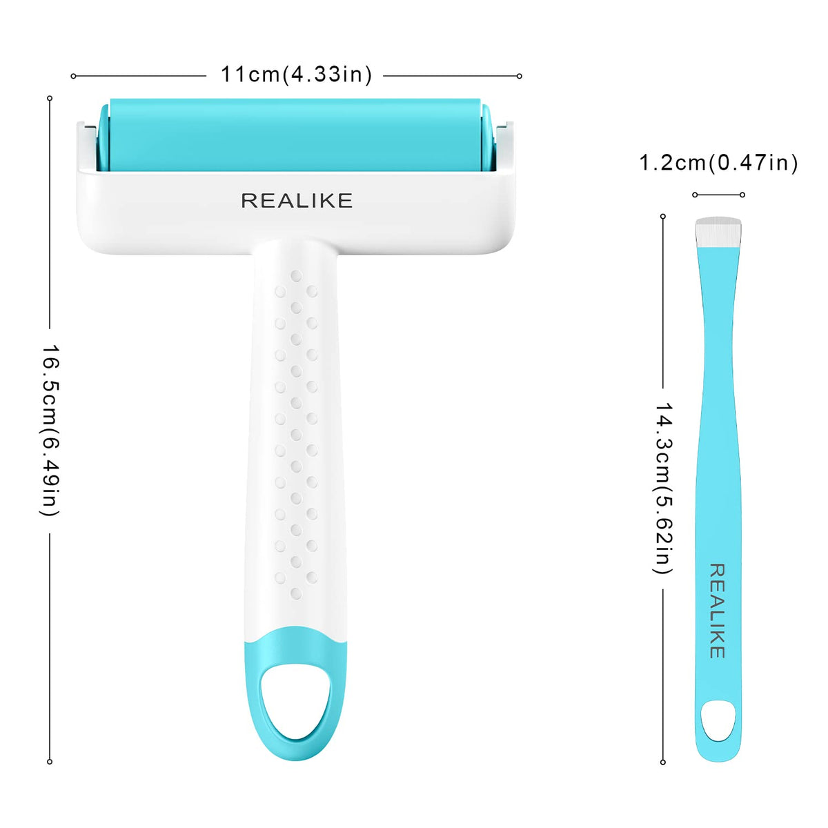 REALIKE Brayer Roller & Mat Tweezers Remover Set Craft Stamping Brayer Tools Compatible with Cricut/Silhouette/Brother Crafting Printmaking