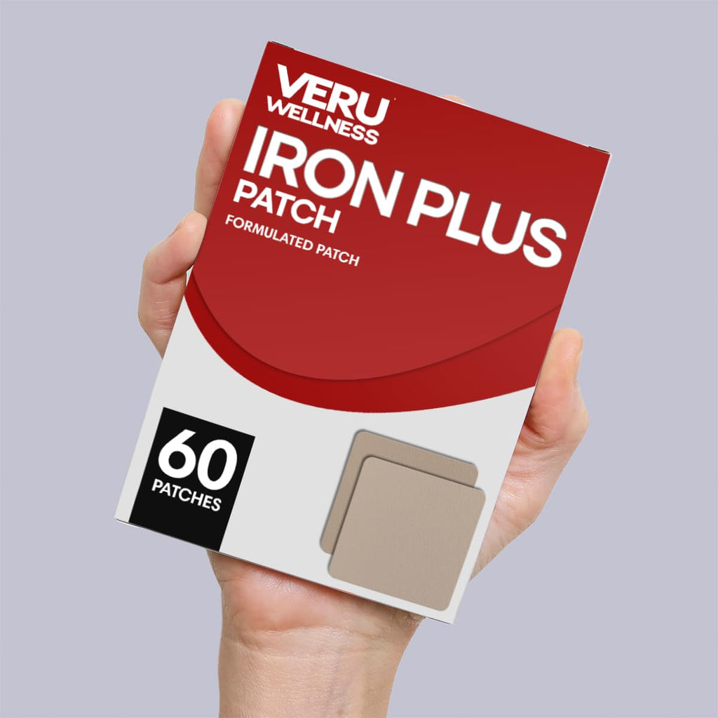 Veru Wellness Iron Plus Daily Patch - Iron Support Patch, 60 Count