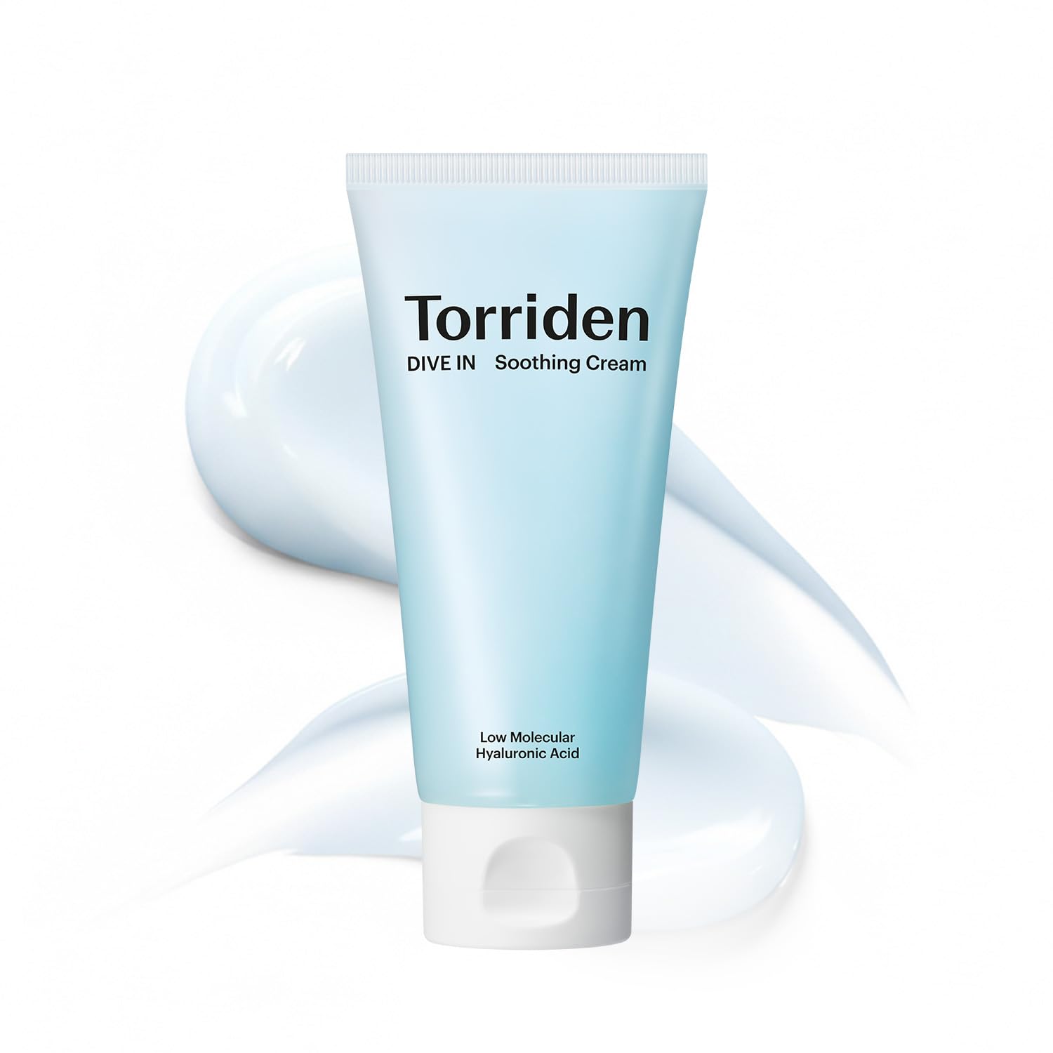 Torriden DIVE IN Hyaluronic Acid Soothing Cream 100ml (3.38 fl. oz) | Revitalizing Facial Moisturizer for Sensitive and Dry Skin | Hyaluronic Acid, Panthenol, Allantoin