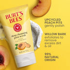 Buy now Burt's Bees Deep Cleansing Pore Scrub with Peach and Willow Bark, 4 Ounces, Pack of 3 at indiglob india