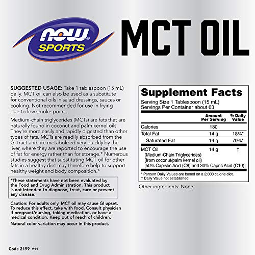 Buy now NOW Foods MCT 100% Oil, 32 fl oz at indiglob india
