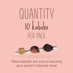 Better Belly Triple Flavor Kabob Highly Digestible Dog Treats, 10 Count