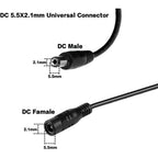 Buy now 10Meters-33FT Dc 12v CCTV Power Extension Cable 2.1x5.5mm Power Cord for CCTV Security Camera WiFi IP Surveillance Camera NVR Dvr LED Strip Router CCTV Microphone Reverse Backup Camera at indiglob india