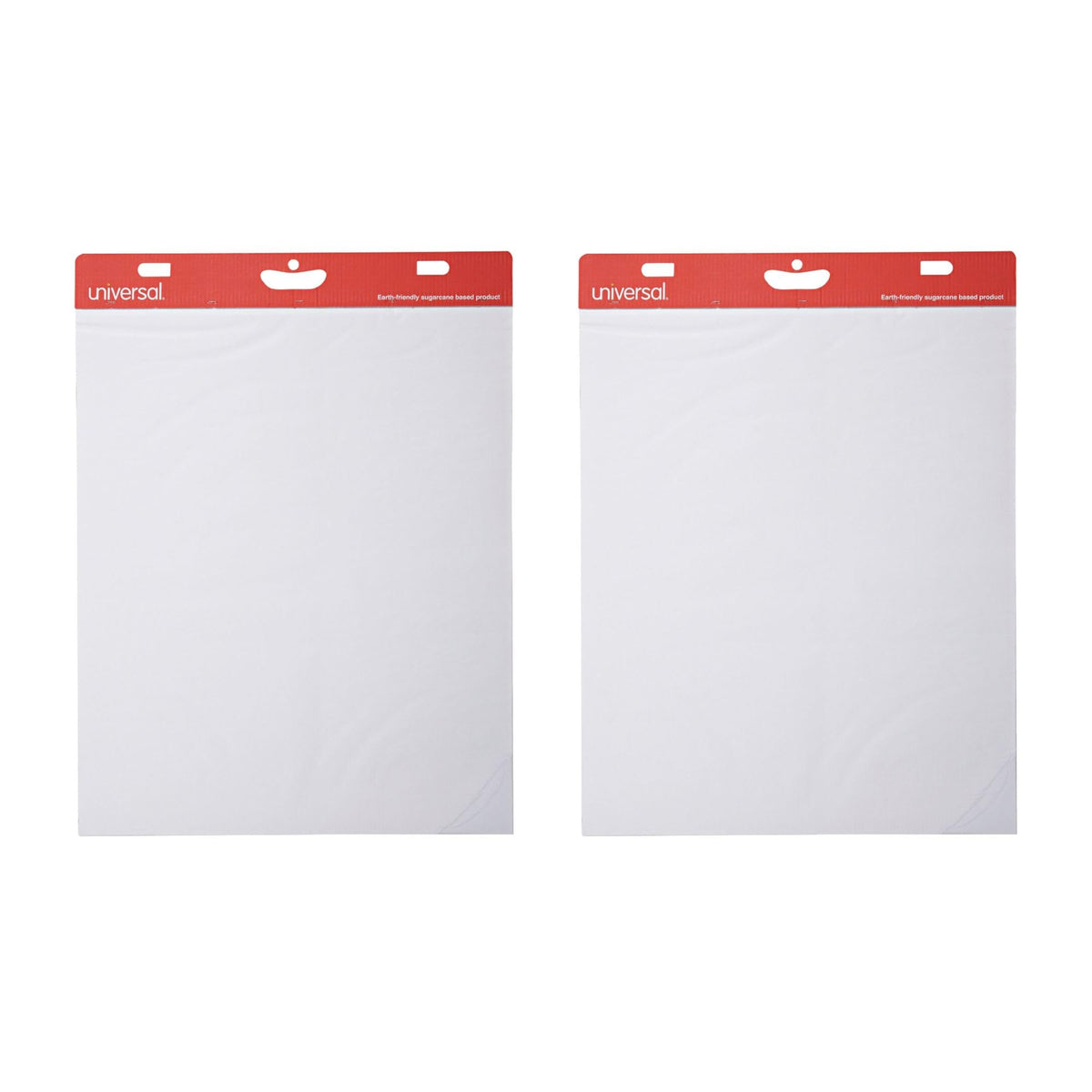 Universal 35603 Self Stick Easel Pads, Unruled, 25 x 30, White, 30-Sheet Pads (Case of 2 Pads)