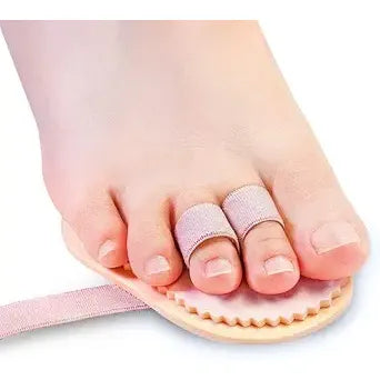 Buy now Toe Splint & Straightener, Adjustable Loops Hammer Toe Correctors Brace w/ Slip-on Cushion Metatarsal Pads for Claw Curled & Crooked Toes - Support Guard for Pre Post Surgery (3 loops 1 pair) 2 loops at indiglob india