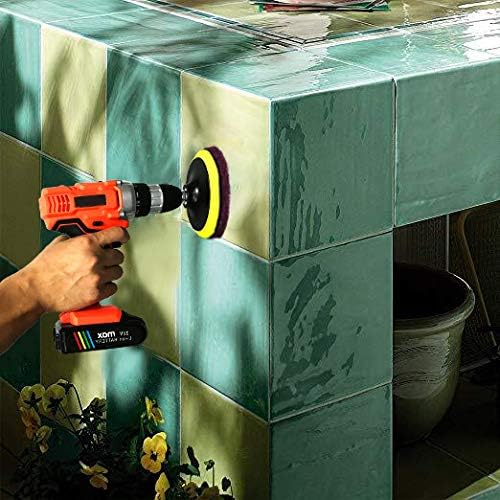 Buy now Power Scrubber Pads Drill Attachment, GOH DODD 26 Pieces 4 Inch Headlight Restoration Kit Drill Brush Scouring Cleaning Pads for Kitchen, Bathroom, Grout, Carpet, Shower, Tub, Grill,Tile, Sanding at indiglob india