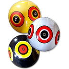 Buy now Bird-X Scare-Eye Balloons, Predator 3D Eye Balloons with Glaring, Bright Colors, Cover up to 6,000 sq. ft. Area, Pack of 3, Yellow, White, and Black 3 Count (Pack of 1) at indiglob india