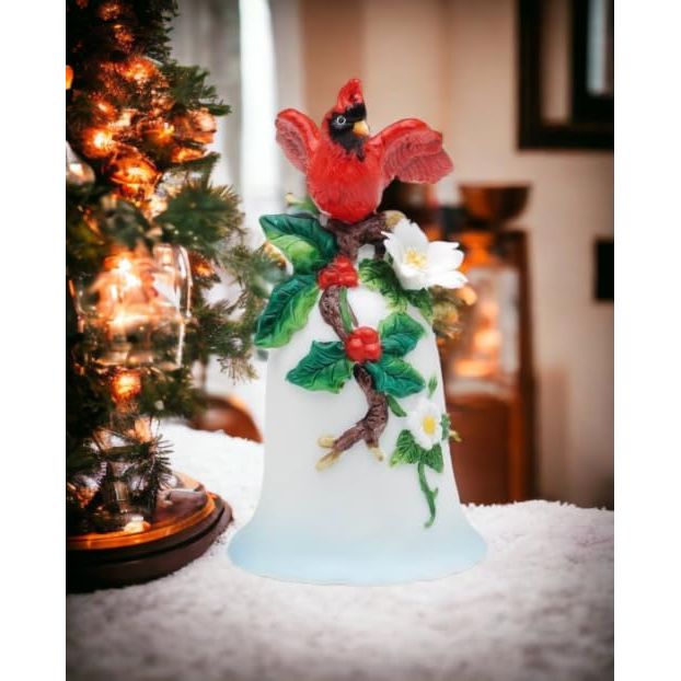Buy now Cosmos Gifts 738-81 Porcelain Cardinal Figurine Bell 3 7/8" H at indiglob india