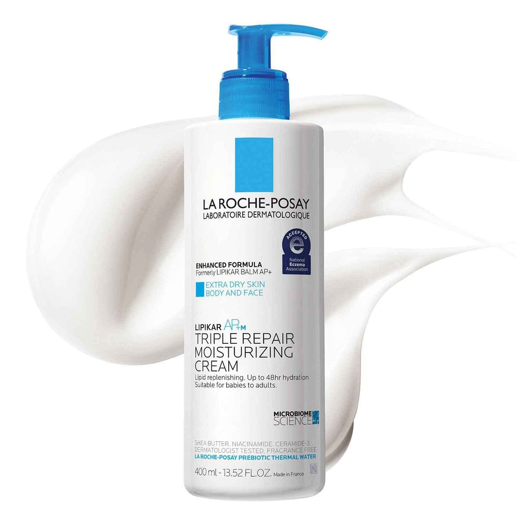 Buy now La Roche-Posay Lipikar AP+ Triple Repair Moisturizing Cream | Face & Body Lotion For Dry Skin | Shea Butter & Niacinamide Moisturizer | Gentle Face & Body Cream For Dry, Rough & Sensitive Skin 13.5 Fl Oz (Pack of 1) at indiglob india