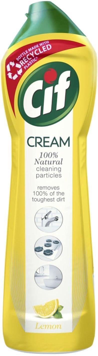 Cif Cream Lemon 500 Ml (pack Of 4)