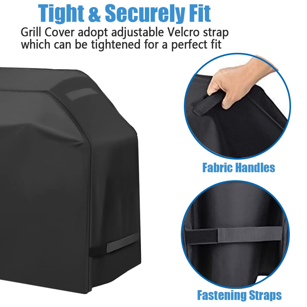 Grill Cover, Waterproof BBQ Grill Cover, 58 inch Barbecue Gas Grill Covers