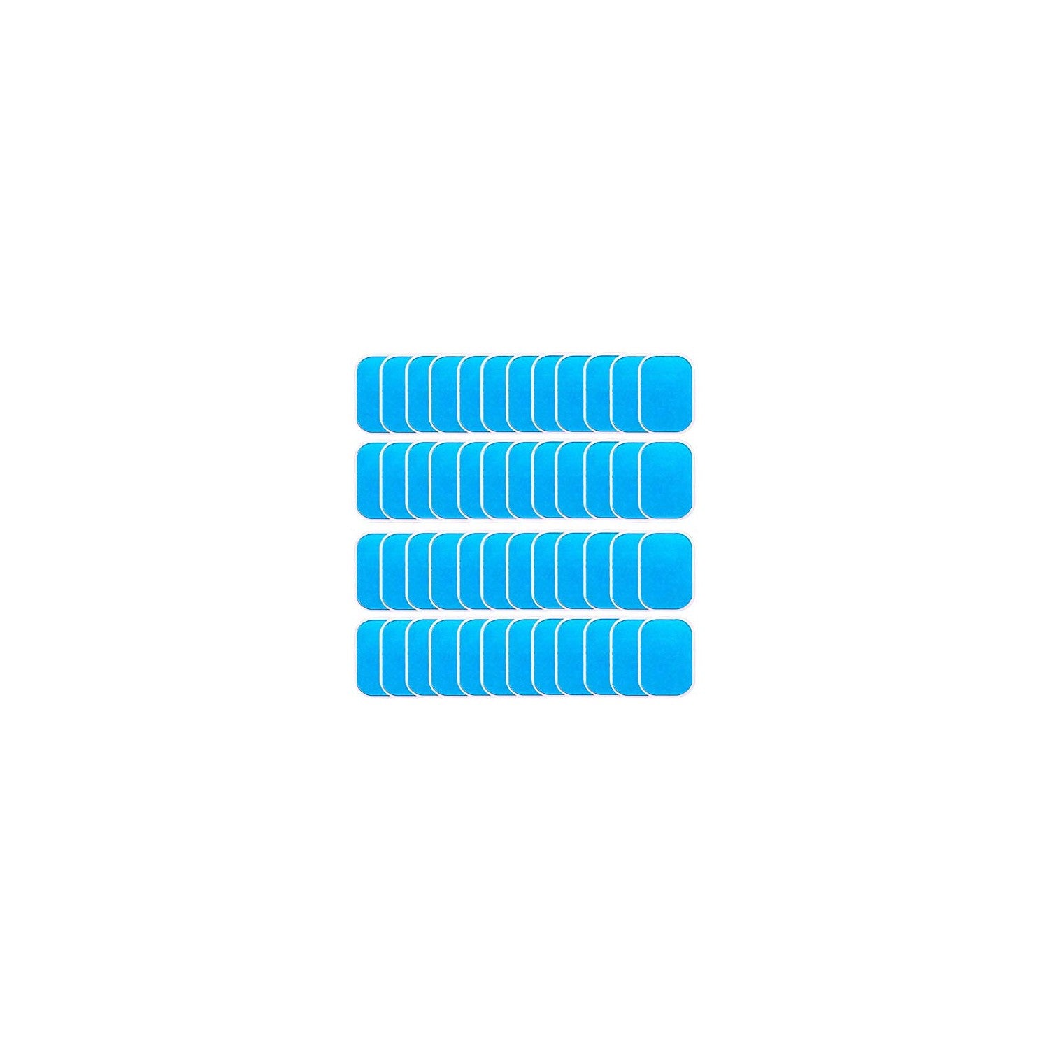 Buy now 50 Pcs/25 Packs Pads Abs Trainer Replacement Gel Sheet for Abdominal Muscle Trainer, Accessory for Ab Workout Toning Belt. at indiglob india